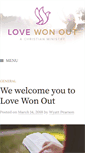 Mobile Screenshot of lovewonout.com